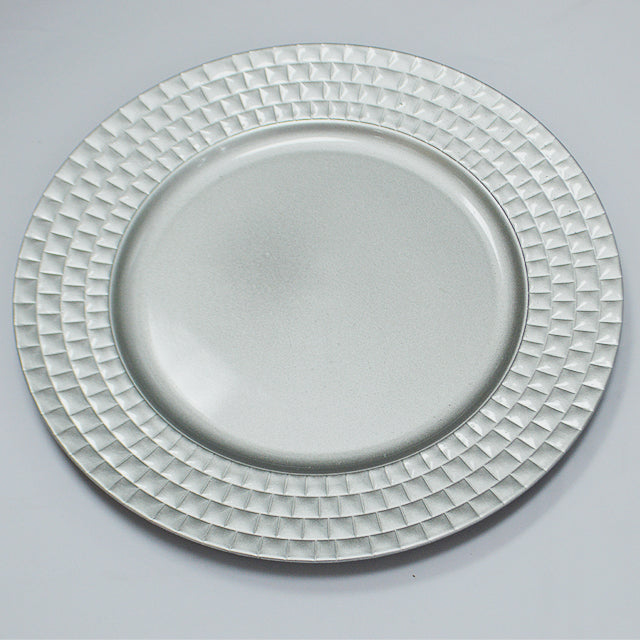 CHARGER PLATES (SILVER)
