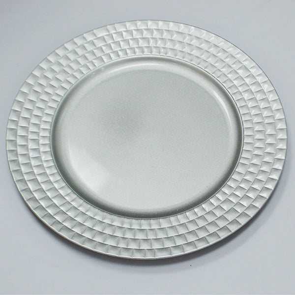 CHARGER PLATES (SILVER)