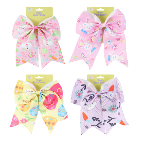 EASTER RIBBON BOW HAIR TIE