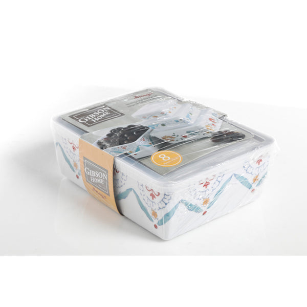 GIBSON ANAYA 8pc NESTING STORAGE SET w/lid