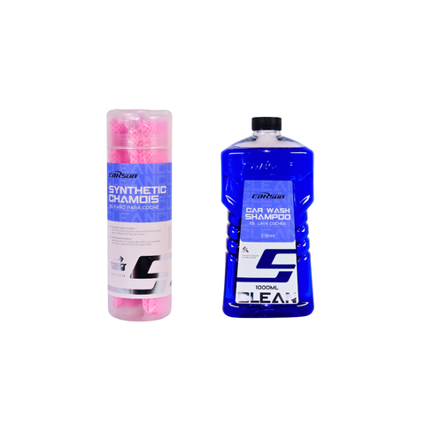 CARSUN 2PC AUTO CHAMOIS TOWEL Set