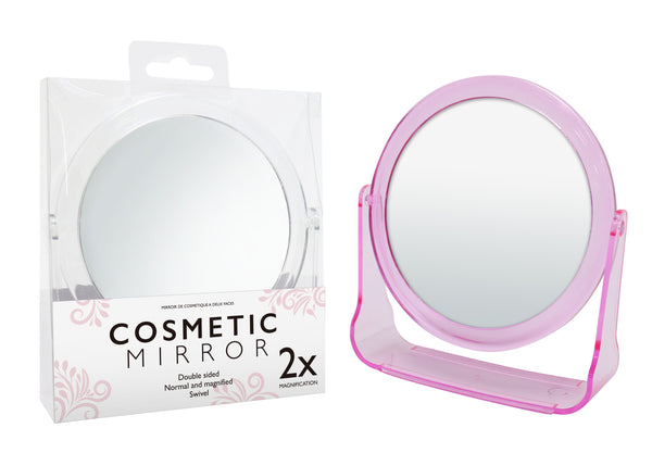 DBL SIDED ROUND MIRROR