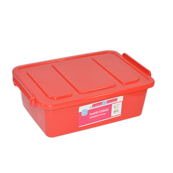 PLASTIC SNAP & LOCK CONTAINER RECT