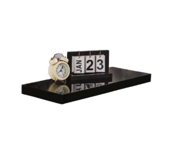 WOODEN FLOATING SHELF Black