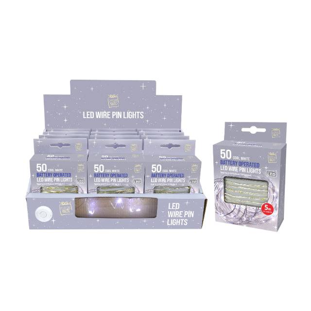 BATTERY OPERATED LED WIRE PIN LIGHT