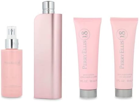 PERRY ELLIS 18 PINK 4PC SET ( WOMAN)