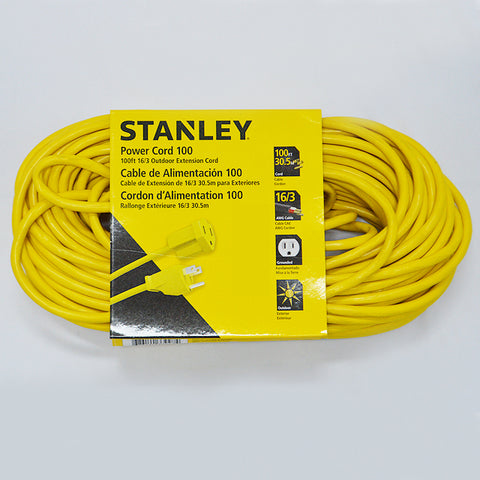 STANLEY ELECTRICAL POWER CORD 100FT
