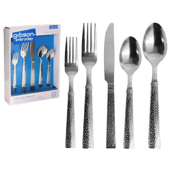 GIBSON PRATO 20PC STAINLESS STEEL FLATWARE SET