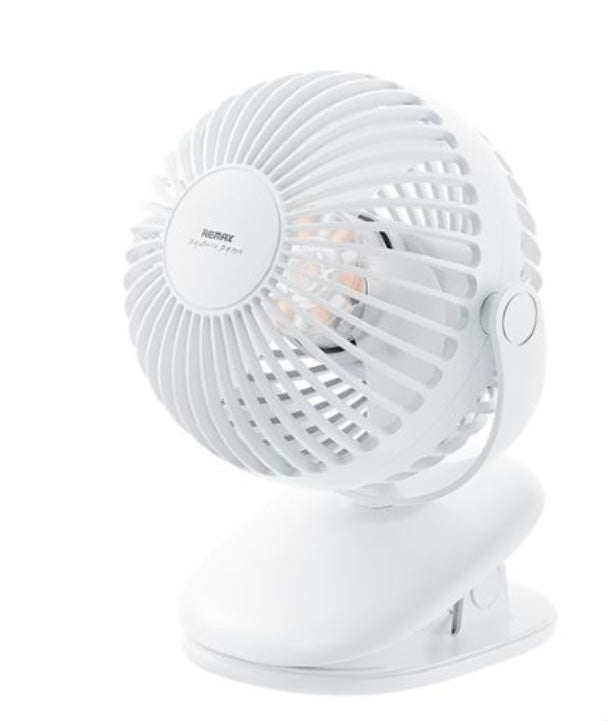 REMAX Rechargeable Clip Fan #F11 White