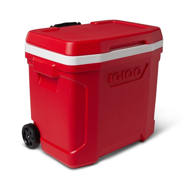 IGLOO 28Qrt Roller cooler (red)