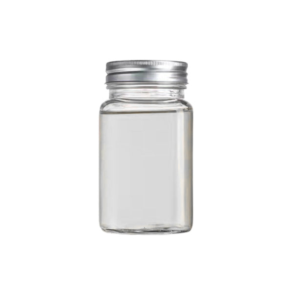 SQUARE GLASS JAR WITH LID 500ML