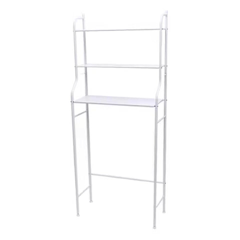 METAL WASHING MACHINE RACK (White)
