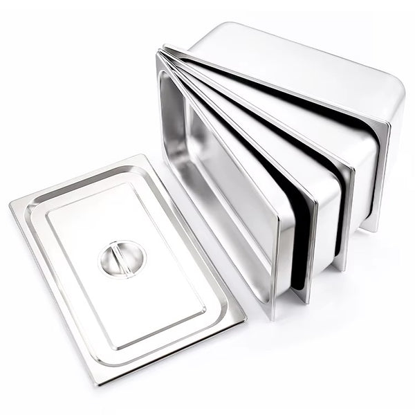 WARMING TRAYS WITH LID (FLAT LONG)