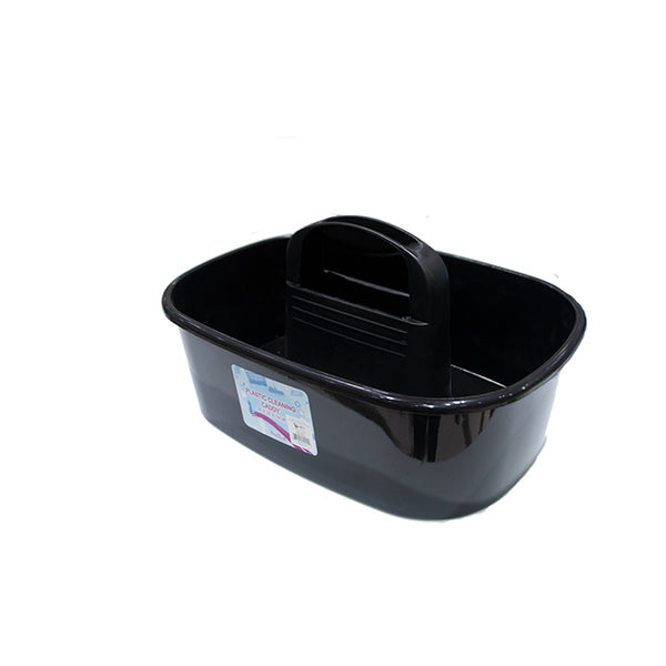 PLASTIC CLEANING CADDY BLACK