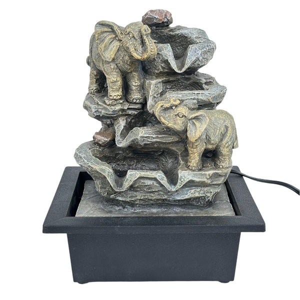 POLY/PLASTIC FOUNTAIN WITH LIGHT
