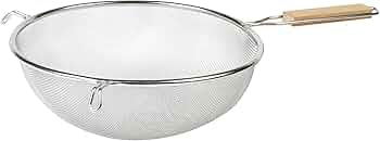 IMUSA 10” WOOD HANDLE STRAINER