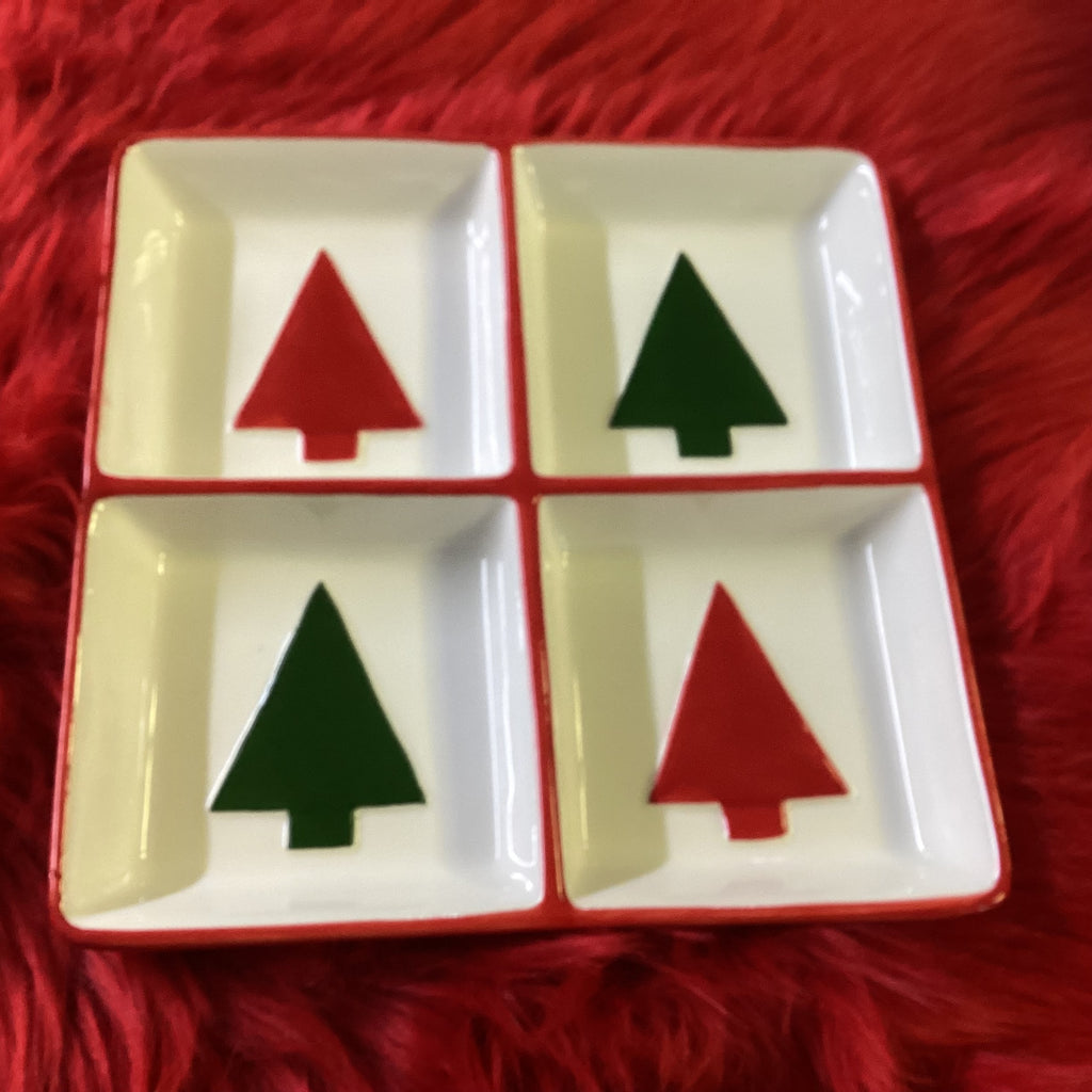 4 DIVISION CHRISTMAS TRAY