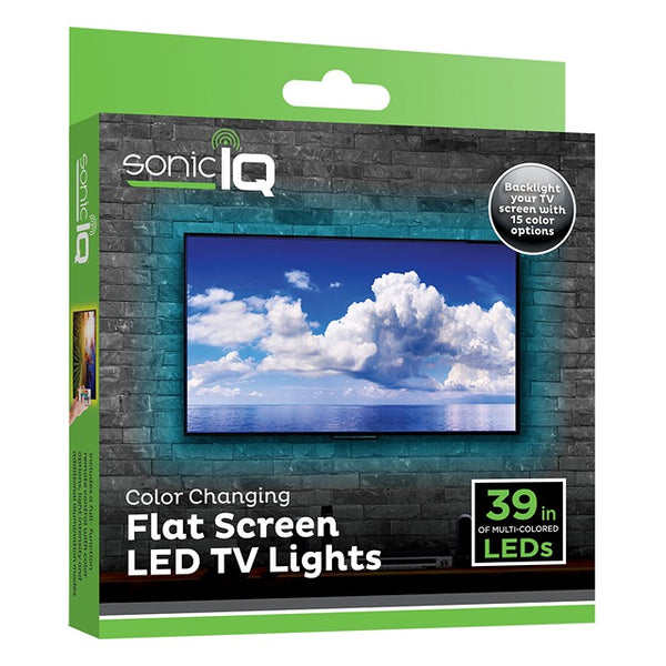 LED FLAT SCREEN TV LIGHTS (39” multi colored)