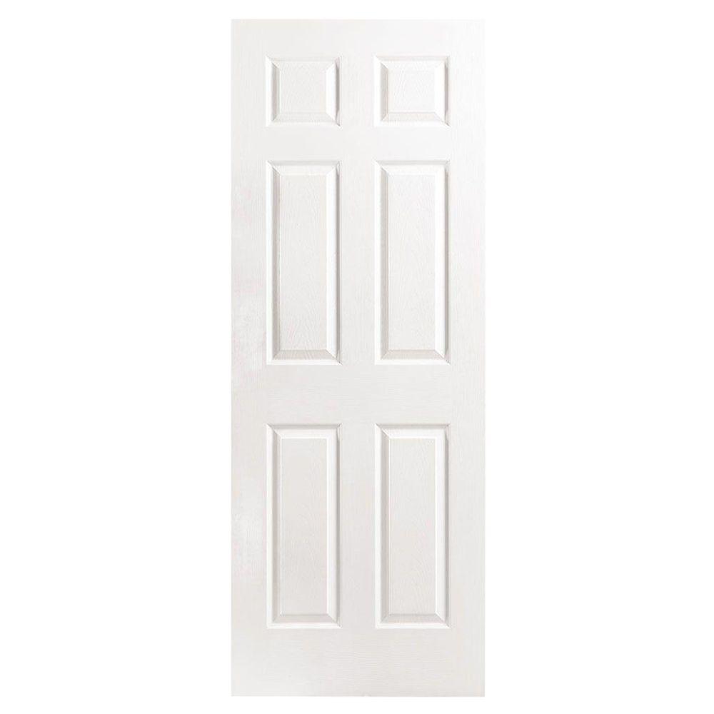 PVC COATED 28 X 80" 6 PANEL INTERIOR DOOR