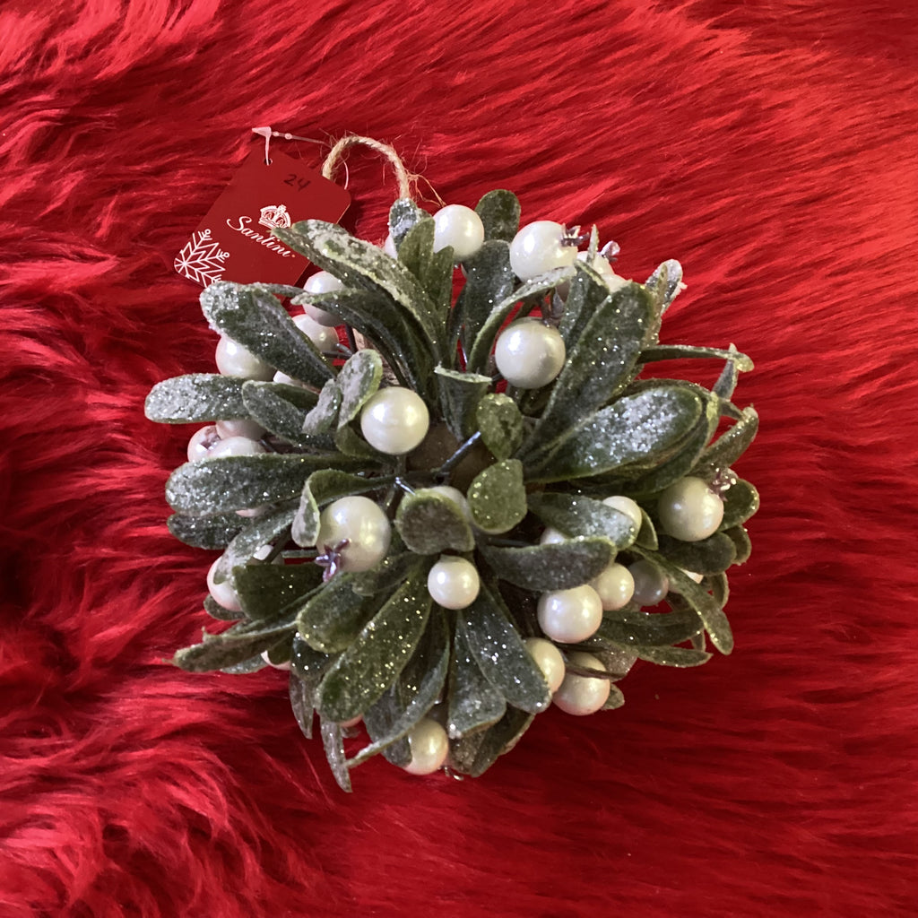 GREEN XMAS BALL FLOWER