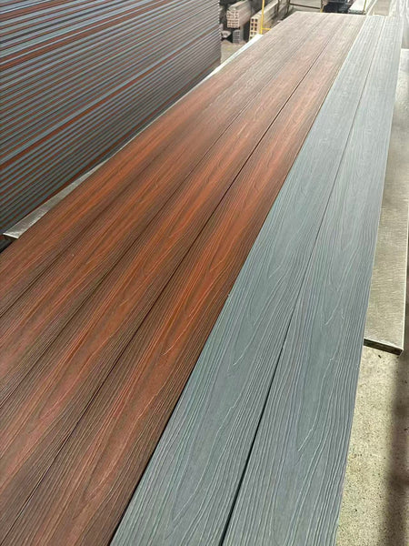 SLATE GREY/ROSEWOOD WPC DECKING