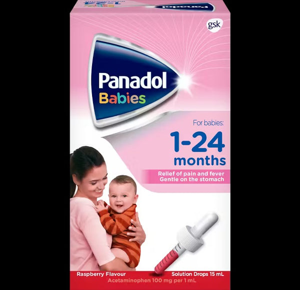 Panadol babies 1-24months drops
