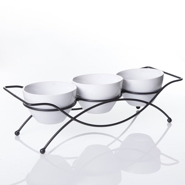 GRACIOUS DINING 4 SECTION STONEWARE SET