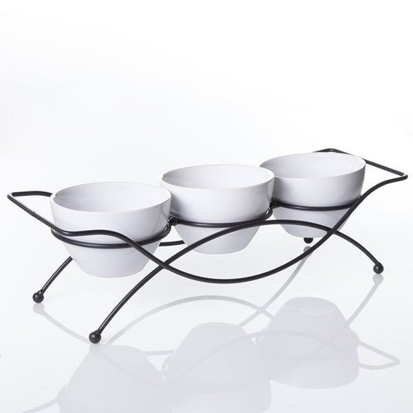 GRACIOUS DINING 4 SECTION STONEWARE SET