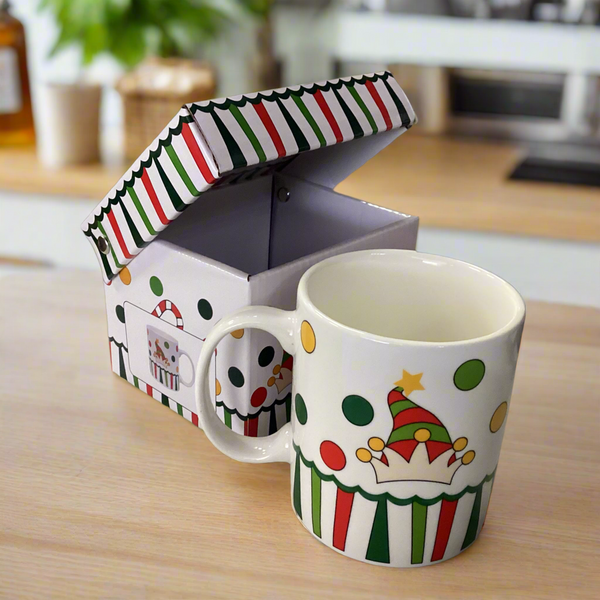 CHRISTMAS COFFEE MUG IN GIFT BOX