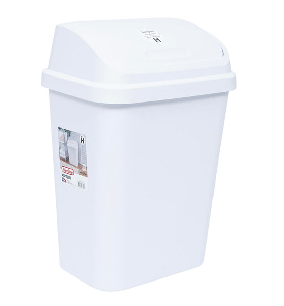 SWING TOP BIN (WHITE)