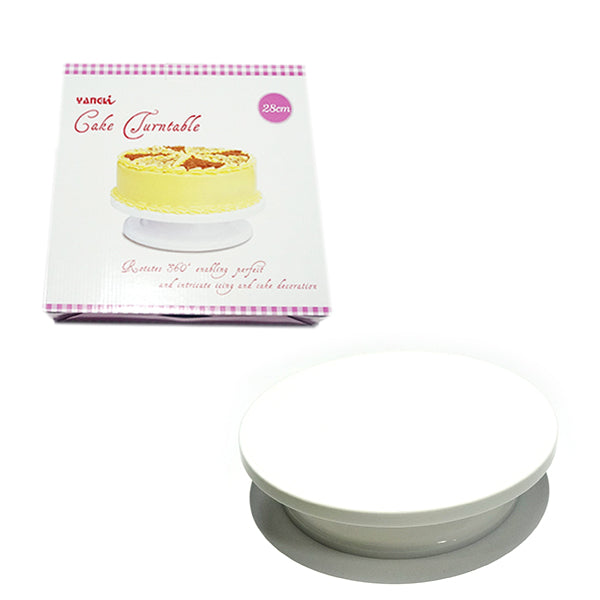 PLASTIC ROUND CAKE TURNTABLE
