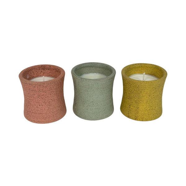 CERAMIC CANDLE WITH 3% FRAGRANCE