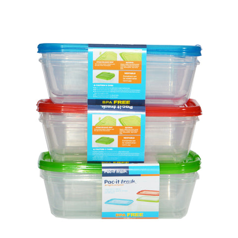 PAC-IT FRESH AIRTIGHT CONTAINER (2PK)