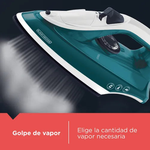 BLACK & DECKER TRUEGLIDE STEAM IRON RED