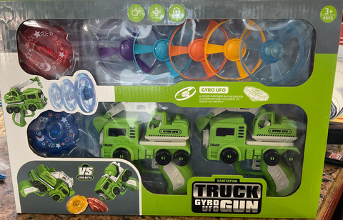 SANITATION TRUCK GYRO UFO GUN (toy)