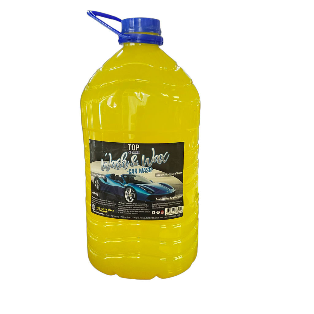 TOP VALUE WASH AND WAX (5LITRE)