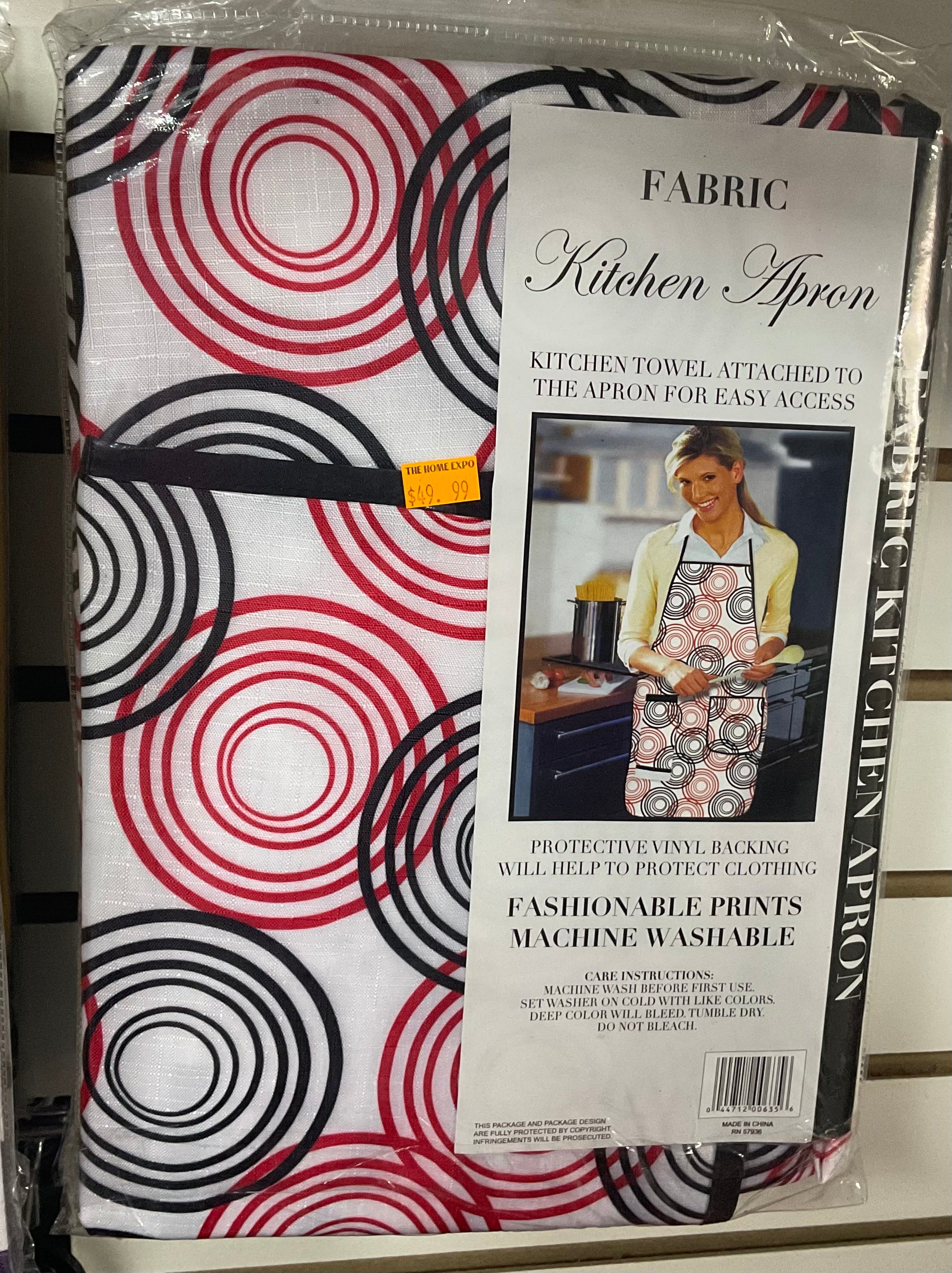 Assorted Aprons FABRIC KITCHEN APRON ASSORTED – THE HOME EXPO