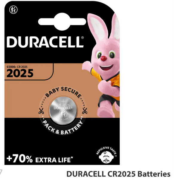 DURACELL BATTERY CR2025 COIN