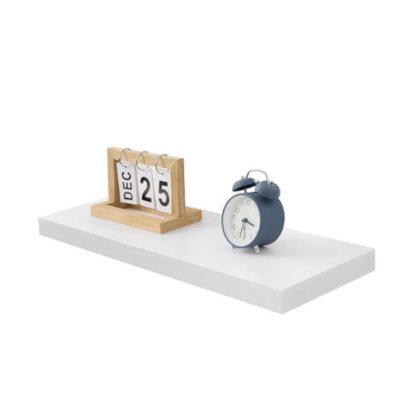 WOODEN FLOATING SHELF WHITE