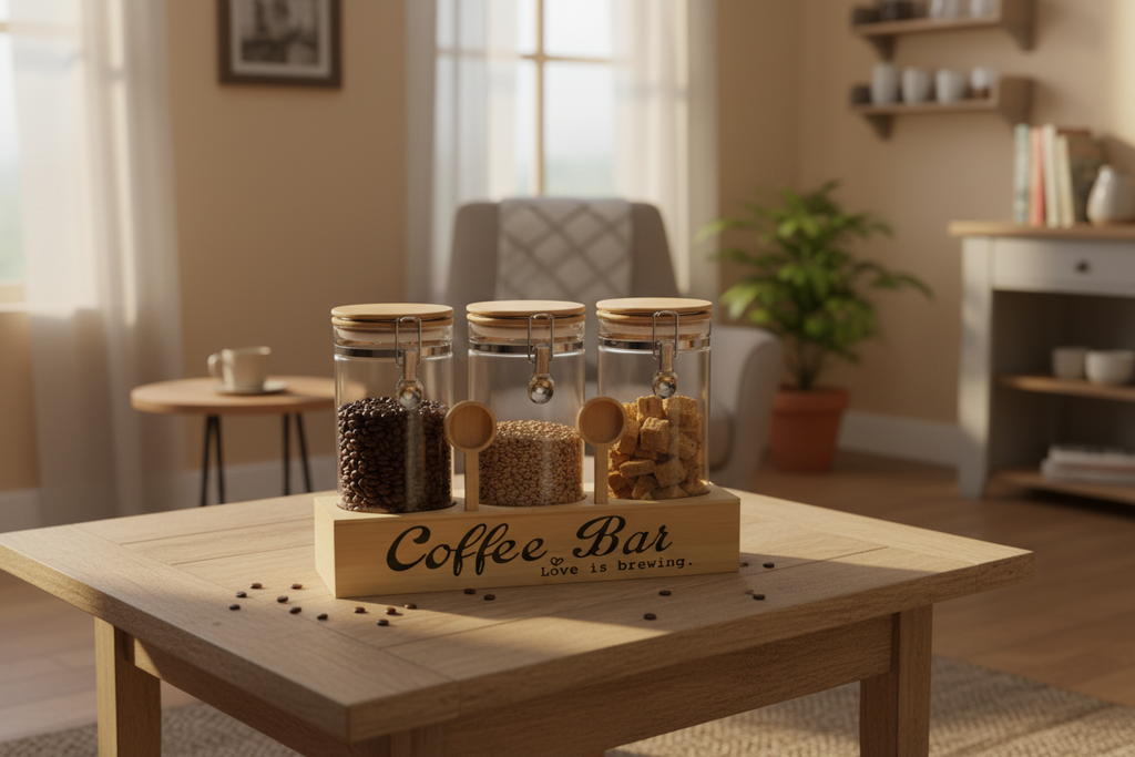 3PC COFFEE BAR SET