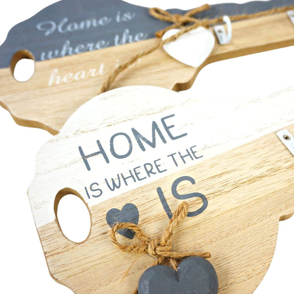 WS WOODEN KEY HOLDER