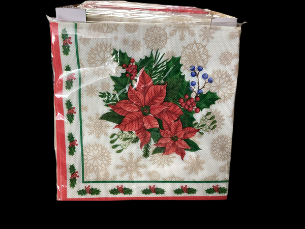 CHRISTMAS NAPKINS (RED)