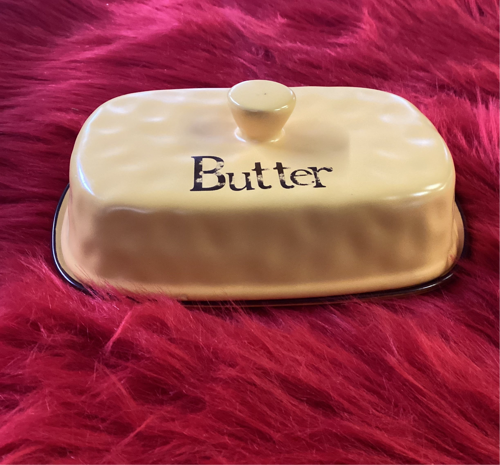 BUTTER DISH WITH COVER