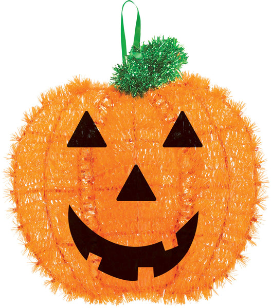 TINSEL PUMPKIN (20CM)