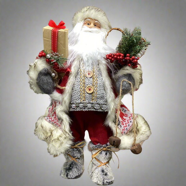 STANDING SANTA CHRISTMAS ORNAMENT