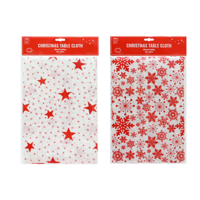 RED XMAS TABLE CLOTH