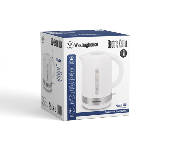 WESTINGHOUSE 1.7 ELECTRIC KETTLE (WHITE)