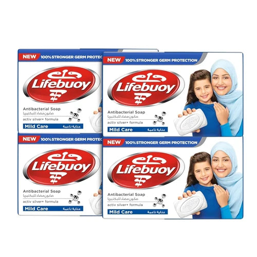 LIFEBUOY MILD CARE (4Pk) soap bars