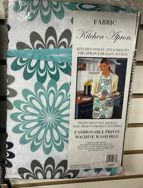 FABRIC KITCHEN APRON ASSORTED