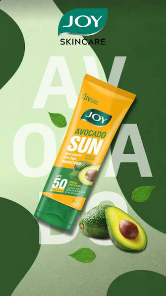 JOY AVOCADO SUN GLOW BOOSTER ULTRA LIGHT SUNSCREEN